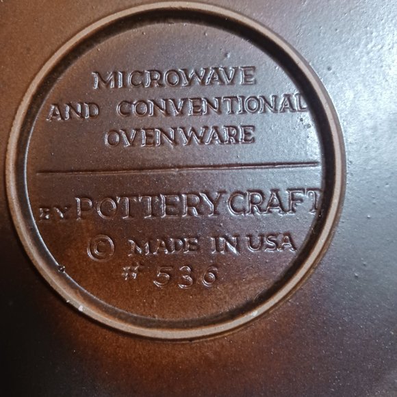 Pottery Craft Plate Microwave safe - Picture 2 of 10